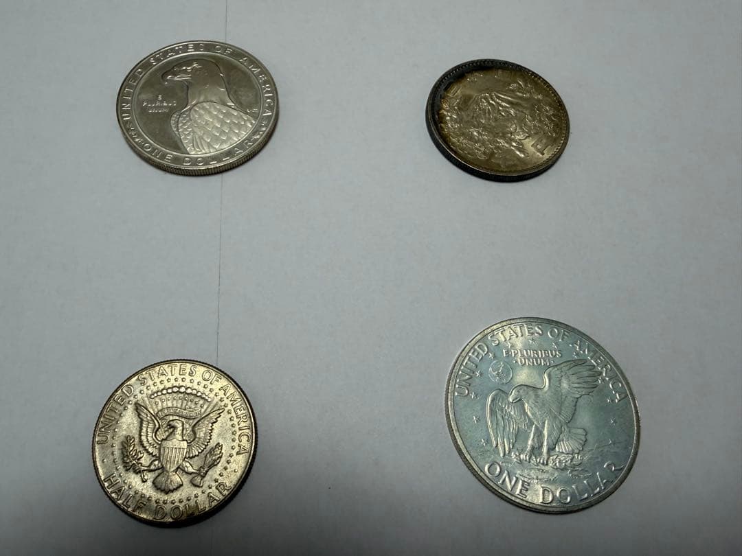 の*と様 銀貨　9枚セット　アメリカ　日本　インド　メキシコ　銀貨　オリンピック