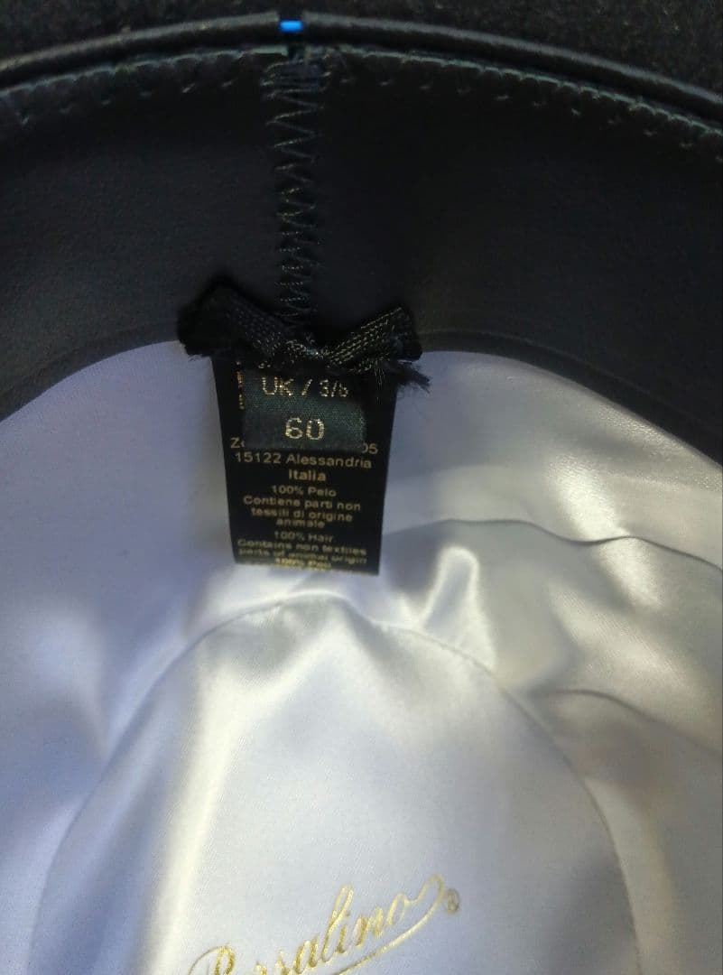 Borsalino ボルサリーノ 【美品】ラビットウールフェルト 中折れハット