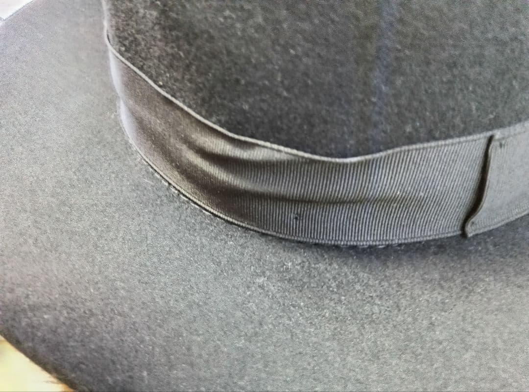 Borsalino ボルサリーノ 【美品】ラビットウールフェルト 中折れハット