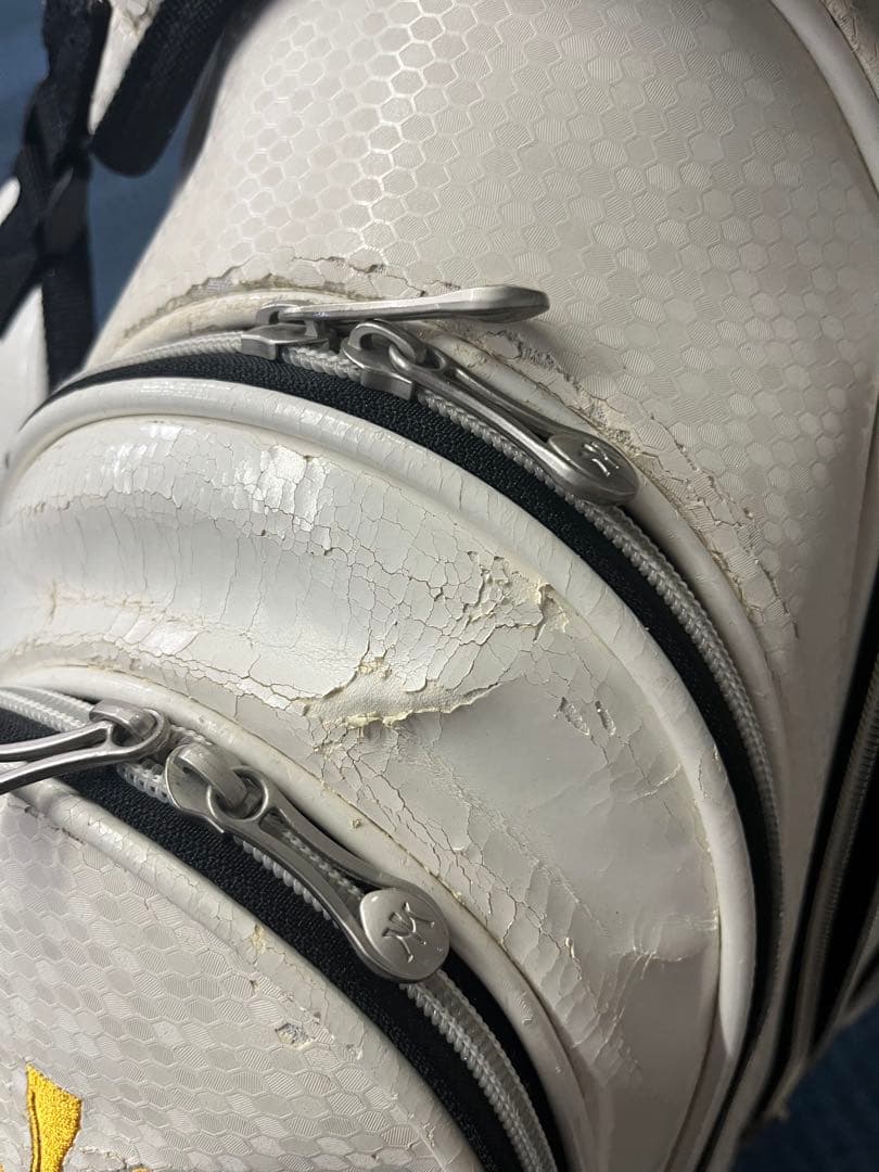 MIURA ホワイト ゴルフバッグ