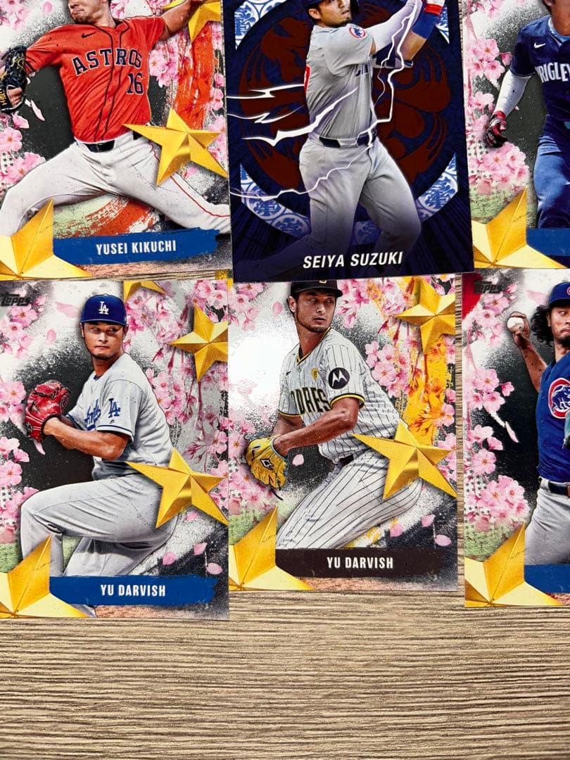 topps 野球カード 大谷翔平、山本由伸、ダルビッシュ有など