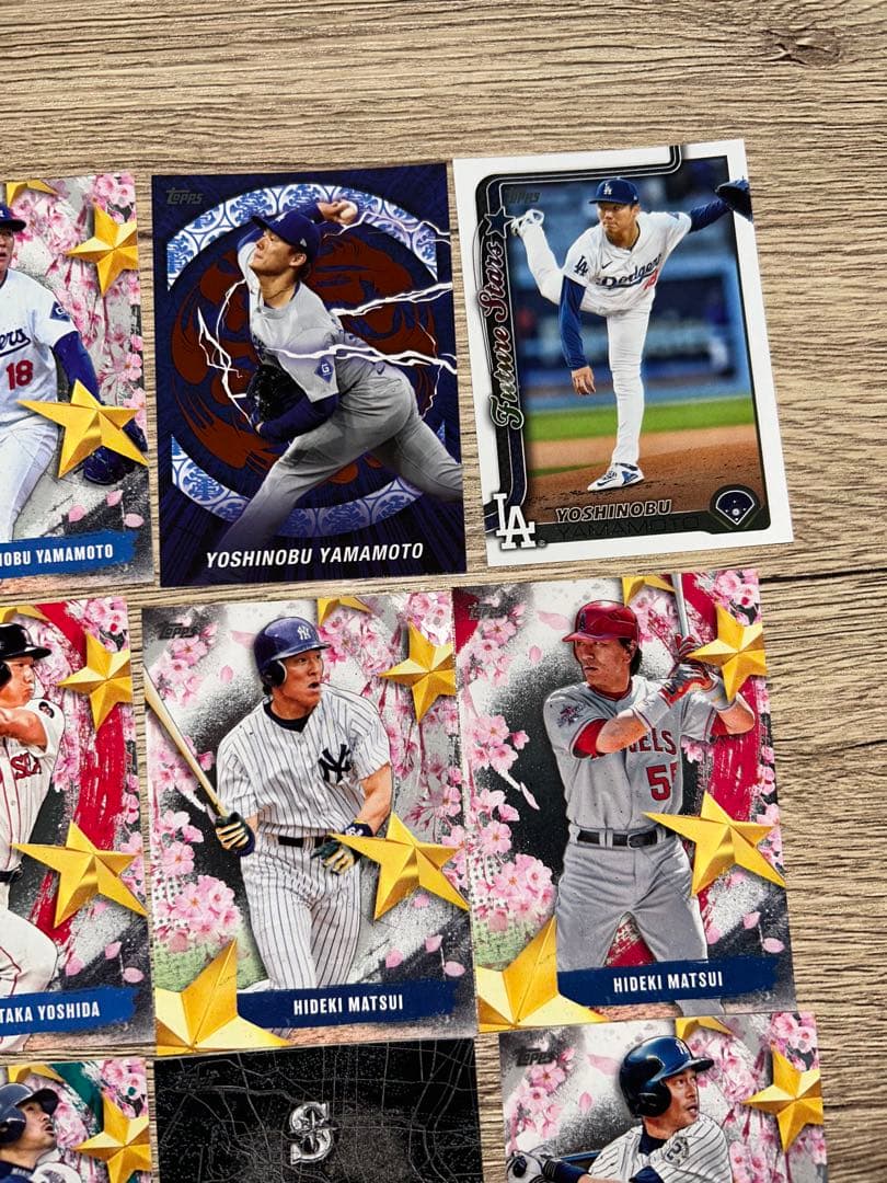 topps 野球カード 大谷翔平、山本由伸、ダルビッシュ有など