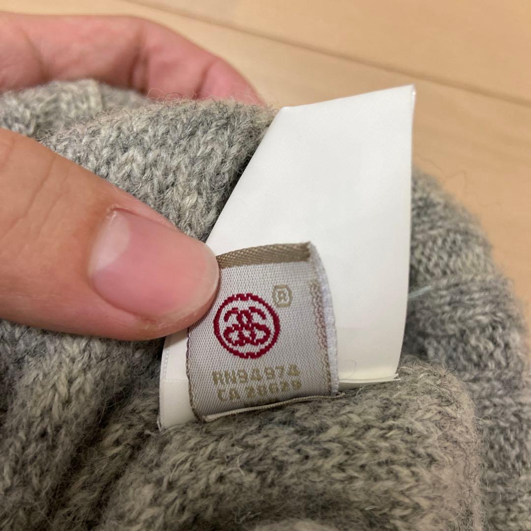 激レア　old stussy 90s ボンボン　ポンポン　ニット帽　シャネルロゴ