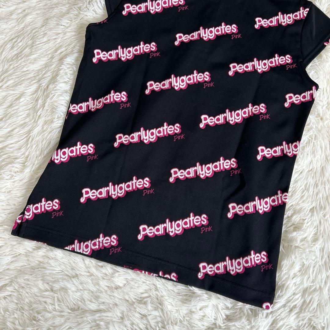 希少！近年モデル♡パーリーゲイツ セットアップ ロゴ総柄 スカート ポロシャツ