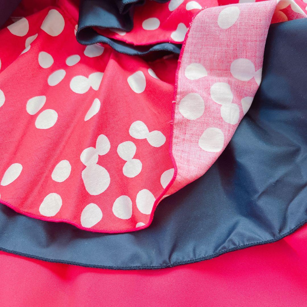 フラメンコ　ピンク水玉　ファルダ　衣装