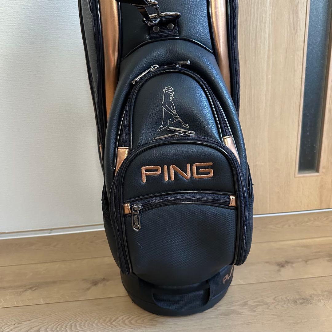 ピン PING PGJ-CBLT18 キャディバッグ ブラック カッパー