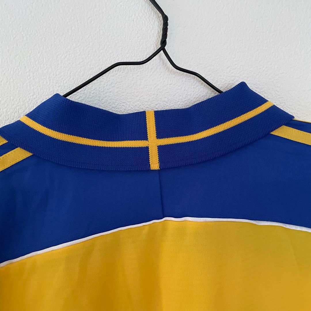 美品サッカーW杯スウェーデン代表 ホーム ユニフォーム黄色青色adidas