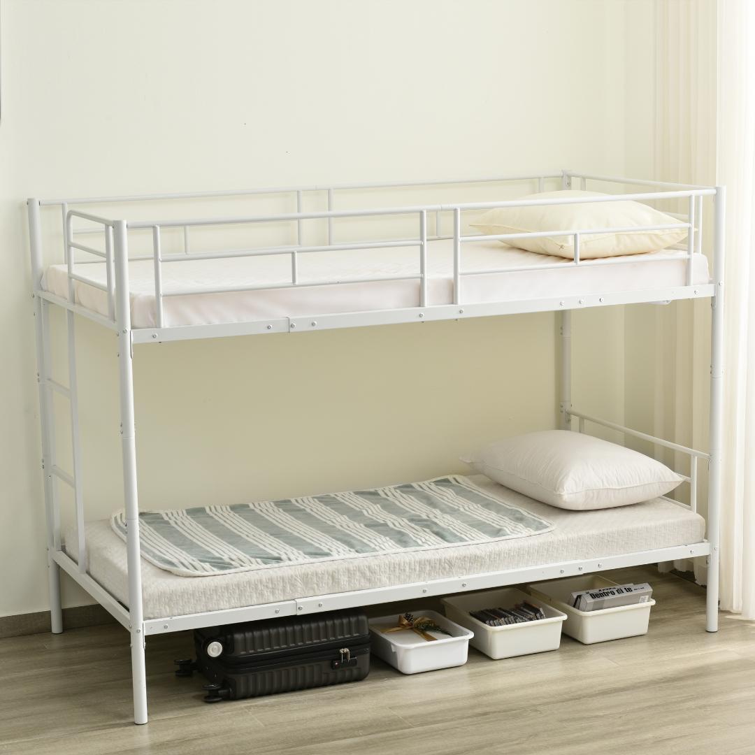 三段ベッド 3段ベッド スチール 耐震 ベッド シングル パイプベッド 社員寮