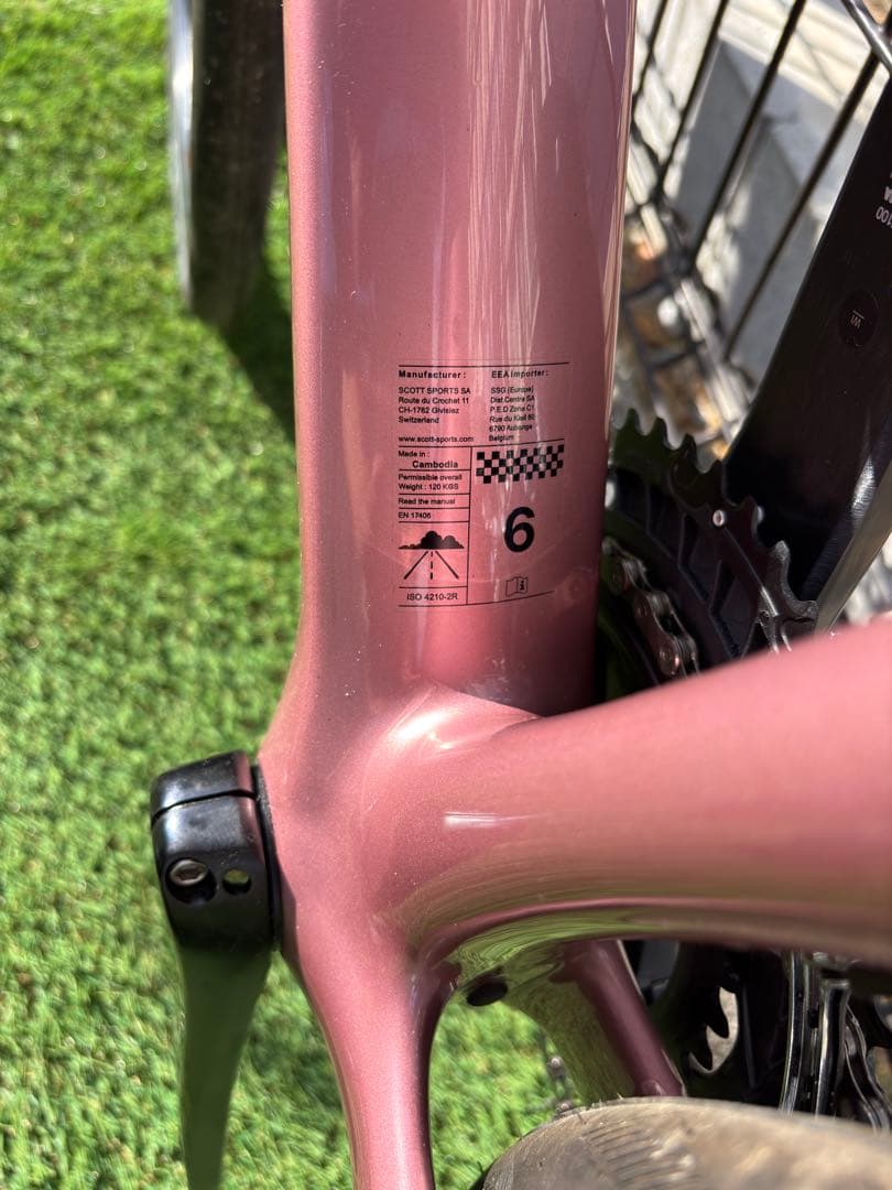 カーボンフレーム ピンク ロードバイク