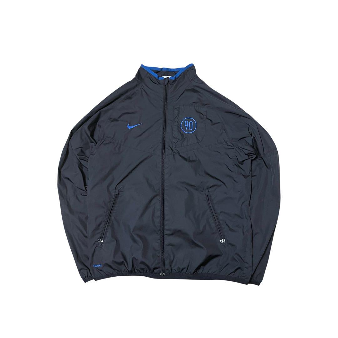 NIKEtotal90トラックジャケットブルーロゴMヴィンテージナイキT90
