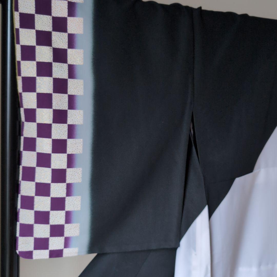 日本舞踊用着物 　新舞踊　白　黒　紫