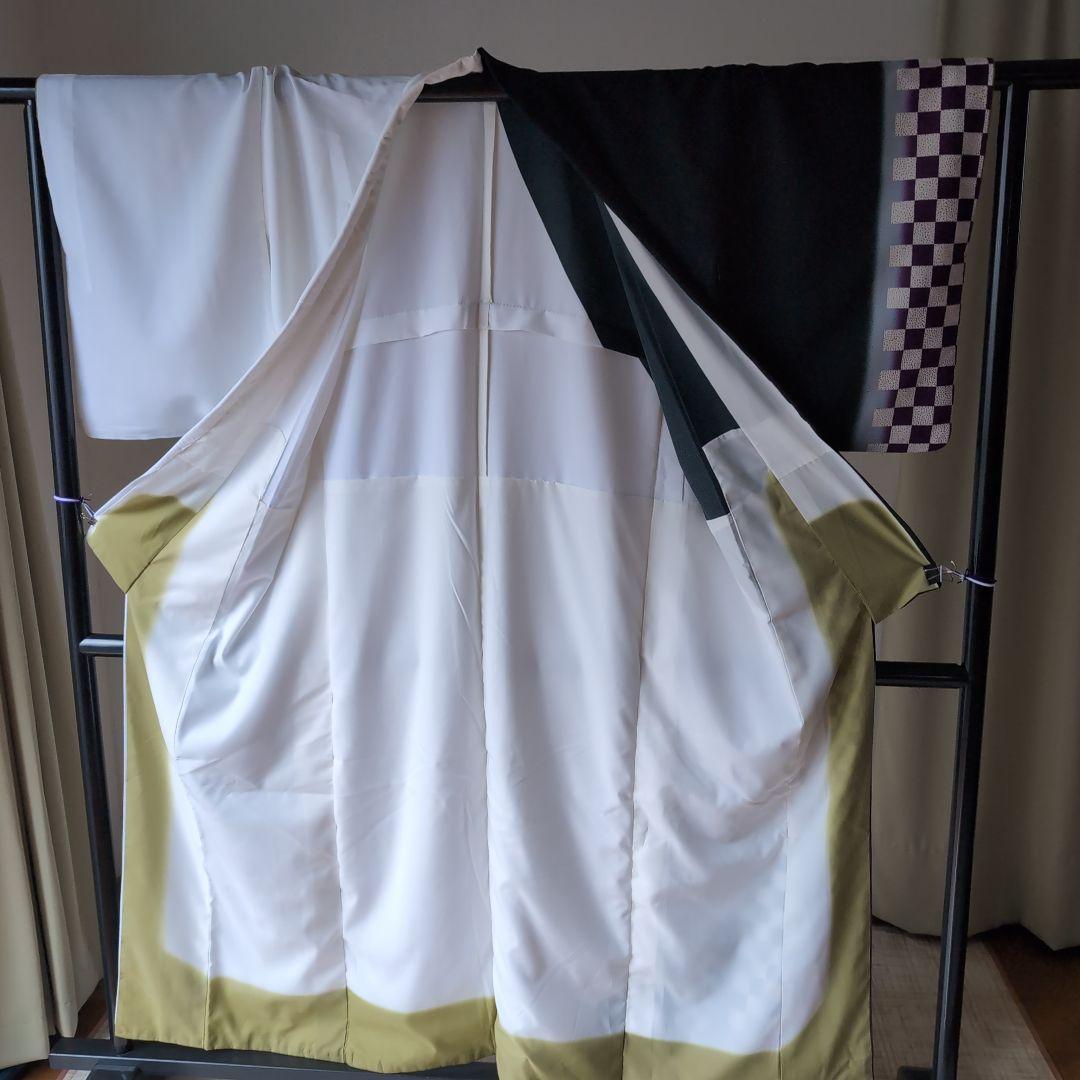 日本舞踊用着物 　新舞踊　白　黒　紫