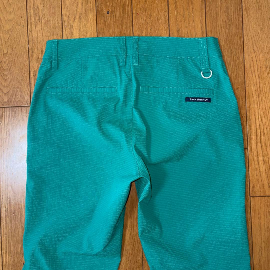 美品ジャックバニー　ゴルフパンツ　1 (M)レディースゴルフウェア　サッカー生地