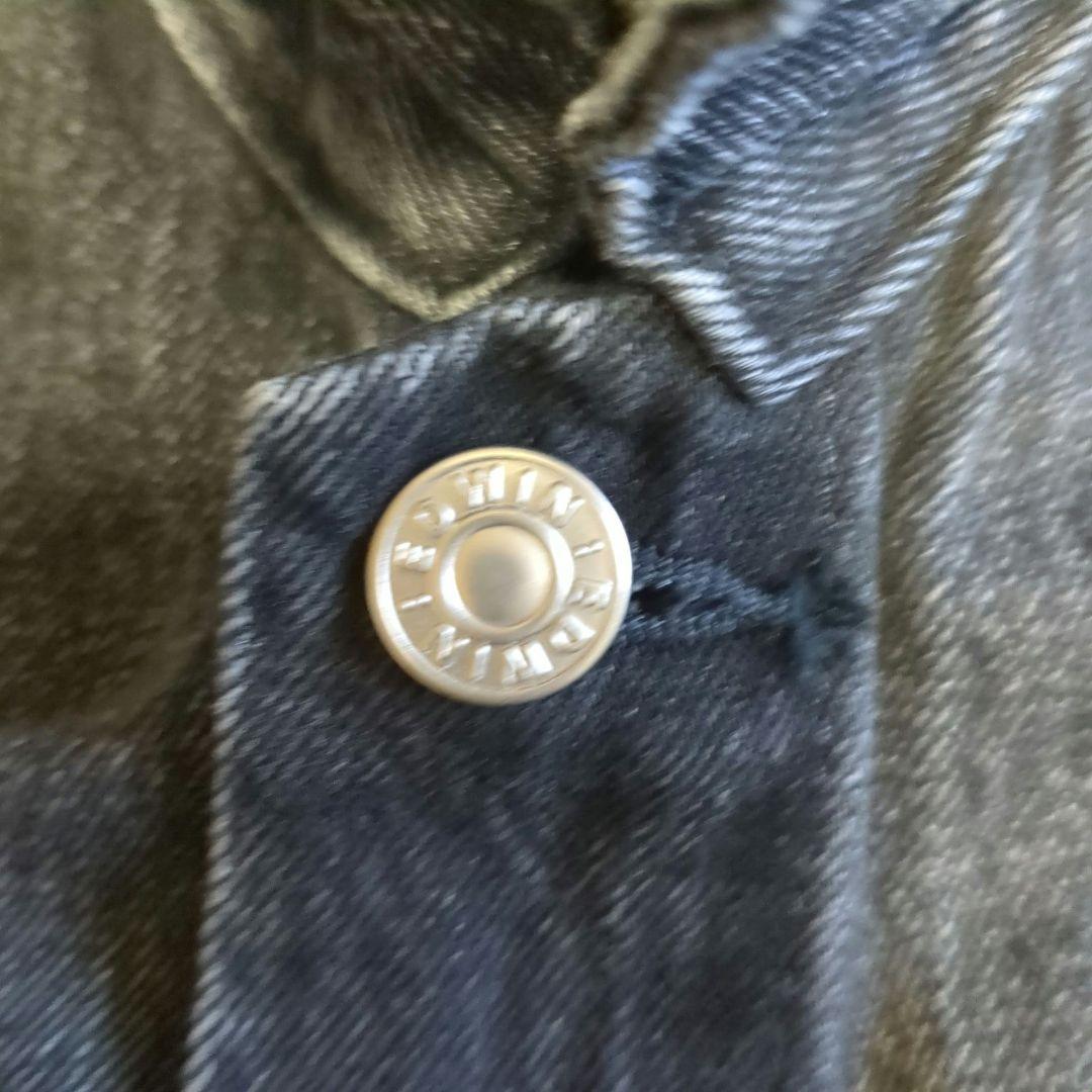 未着用　EDWIN エドウィン デニムジャケット Gジャン ブラックデニム