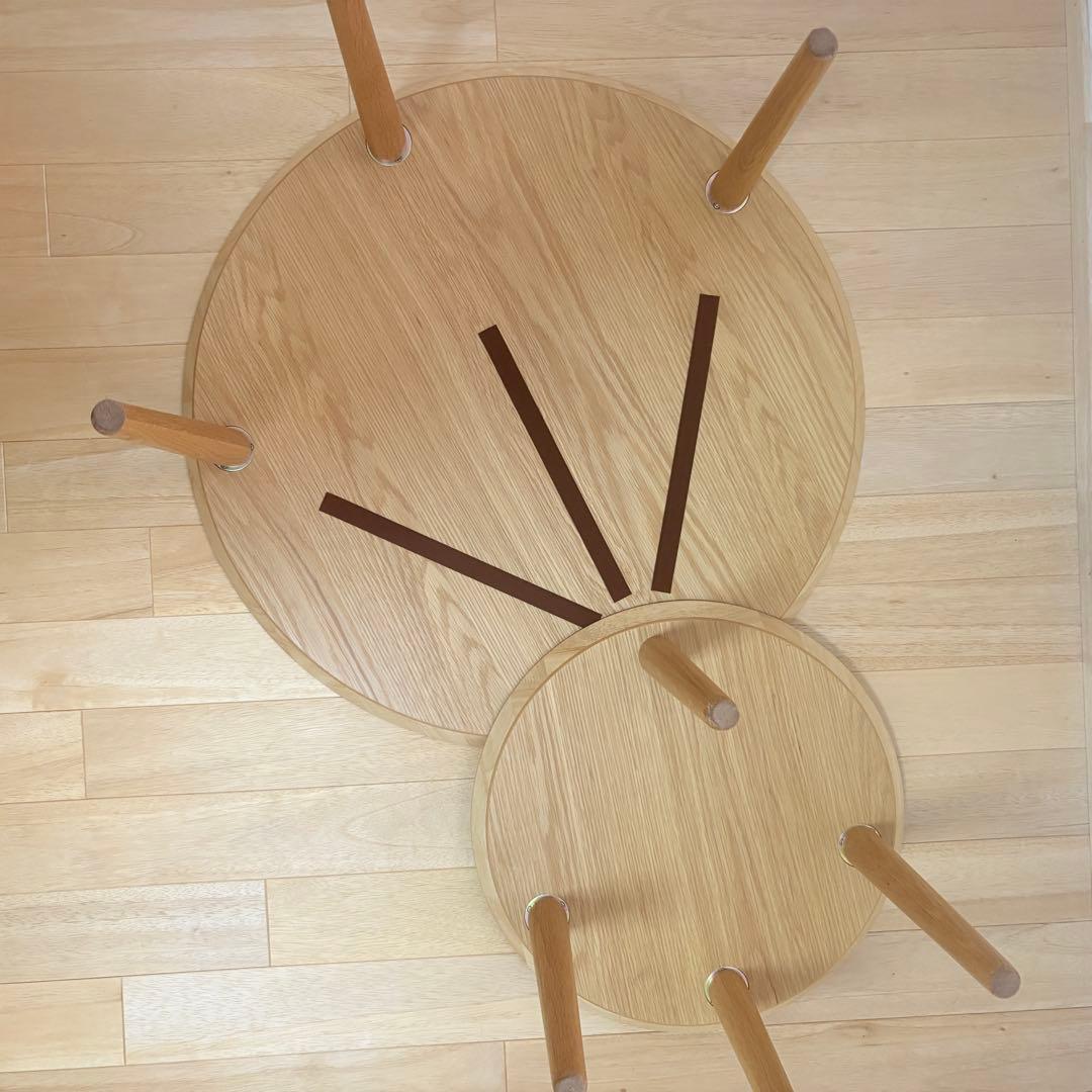 高野木工 BALLOON リビングテーブル オーク　テーブル　円テーブル