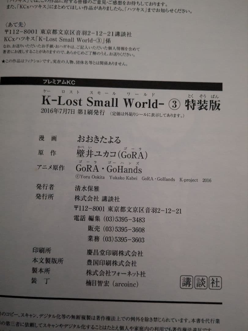 K　-Lost Small World-