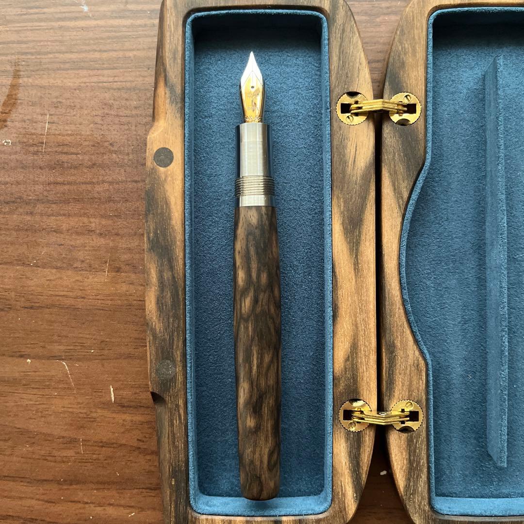 Y*i様 工房楔 黒柿孔雀杢 クローズドエンド楔 コンプロット デューエ