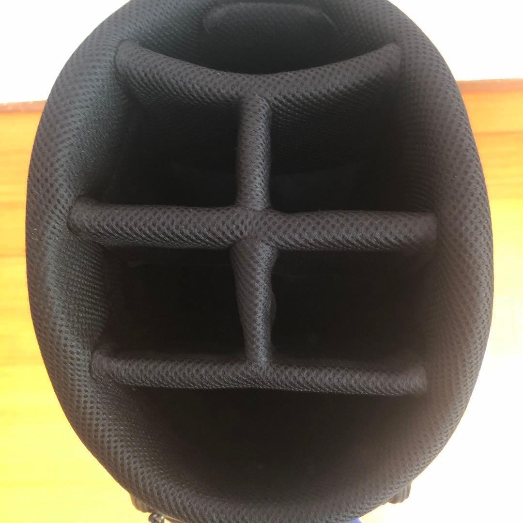 adidasアディダス キャディバッグ ブラック フード付き