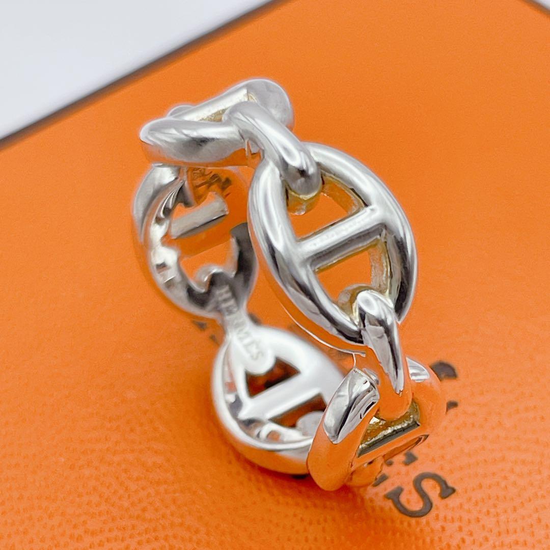 HERMES アンシェネ　リング　PM #51 シェーヌダンクル