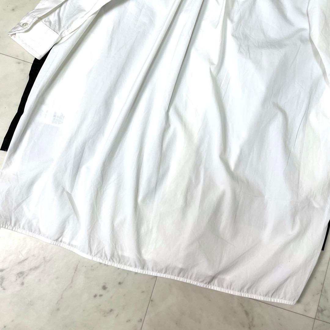 【極美品】ティッカ 別注 NO.3 スクエアチュニック シャツ フリー 白