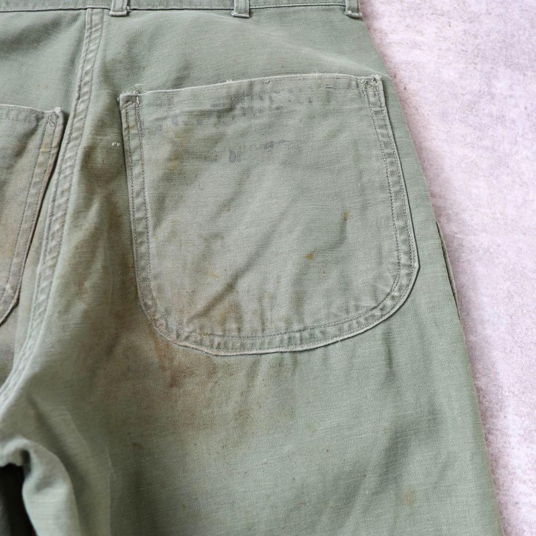 50s 60s 米軍実物 USMC P58 P-58 ユーティリティパンツ