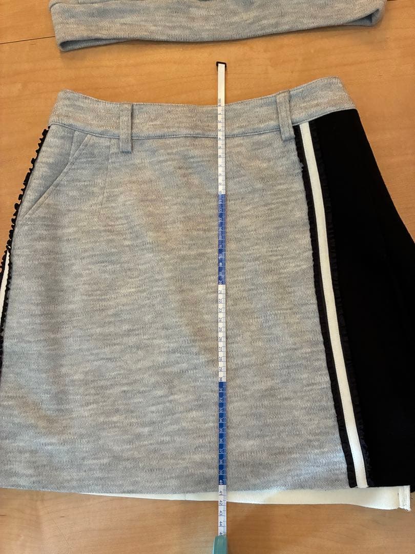 archivio 長袖ハイネックスカート付きドレス