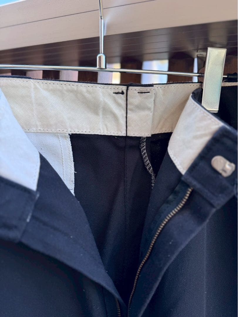 90s Dickies ダブルニー 黒 874 usa製