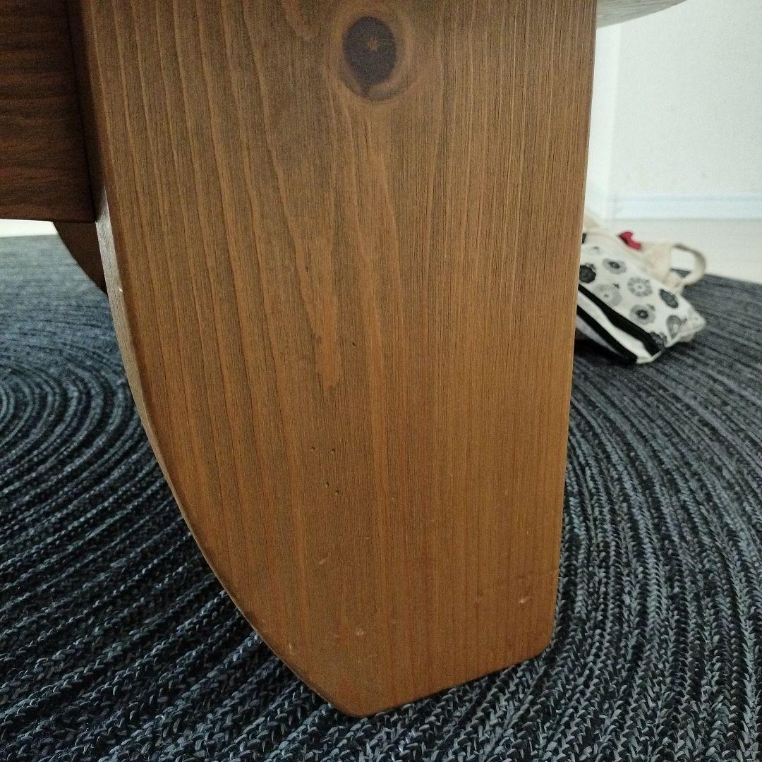 ACTUS　円形木製センターテーブル　140センチ