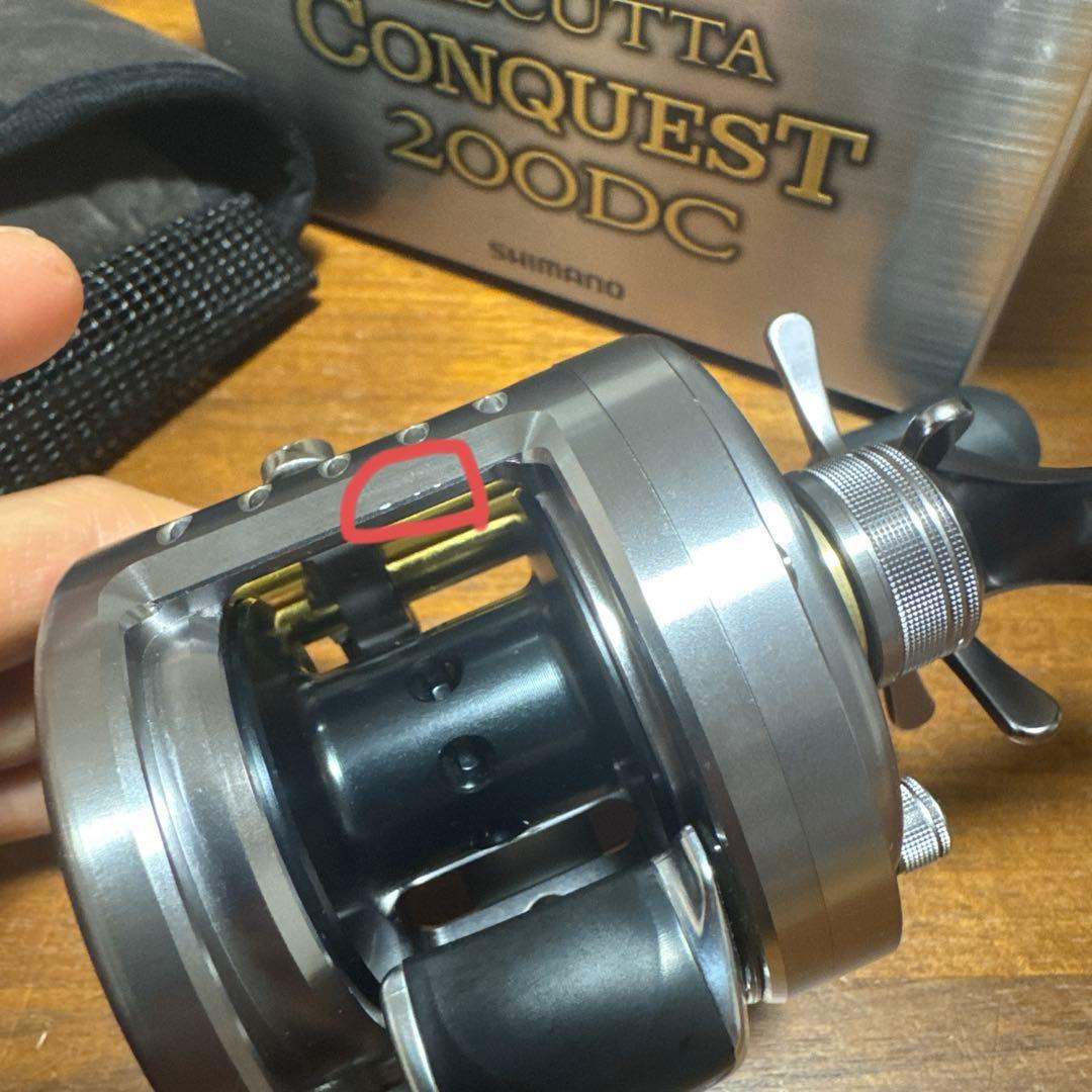 シマノ　09カルカッタコンクエスト　200DC 美品