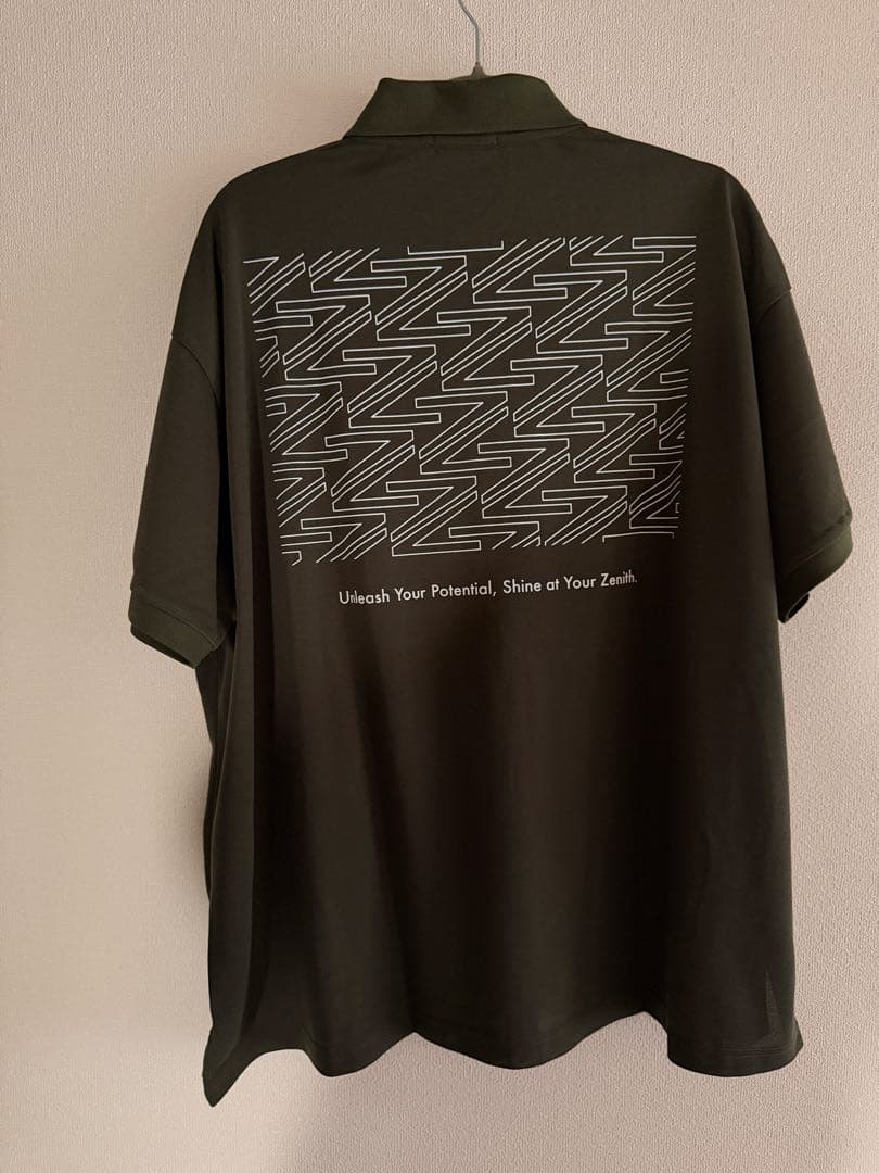 【美品】ZENITHAL ビッグポロシャツ ユニセックス カーキ