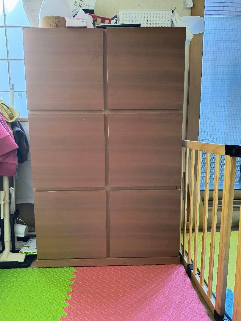 大幅値下！ 大川家具 キャビネット ペルル 日本製 ♡ 棚 ３段 北欧