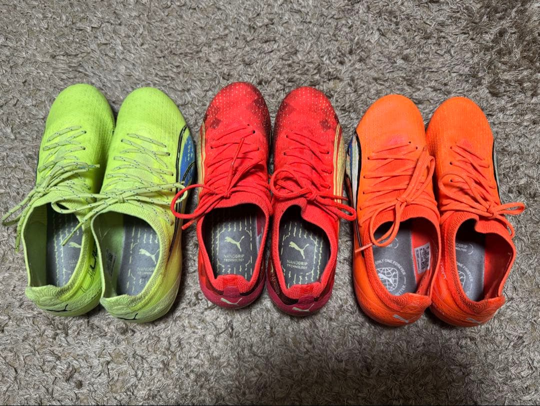 PUMA サッカーシューズ 3足セット