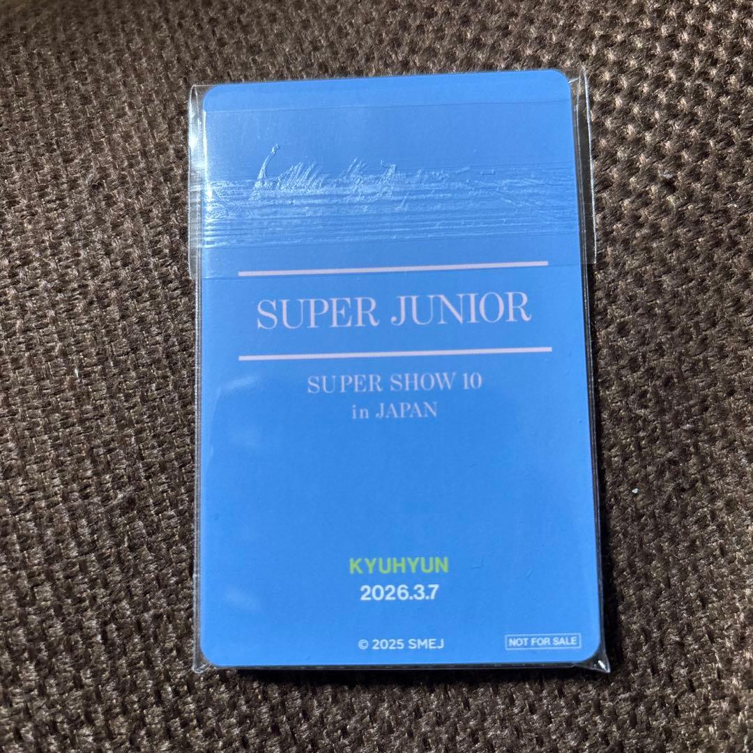 SUPER JUNIOR スパショ10 アプグレ トレカ 全員 銀テ付 3/7