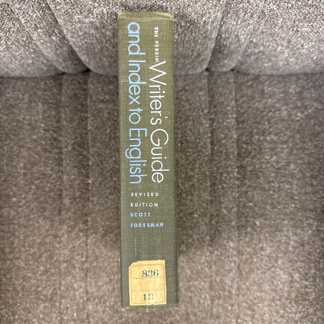 洋書 Writer's Guide and Index to English