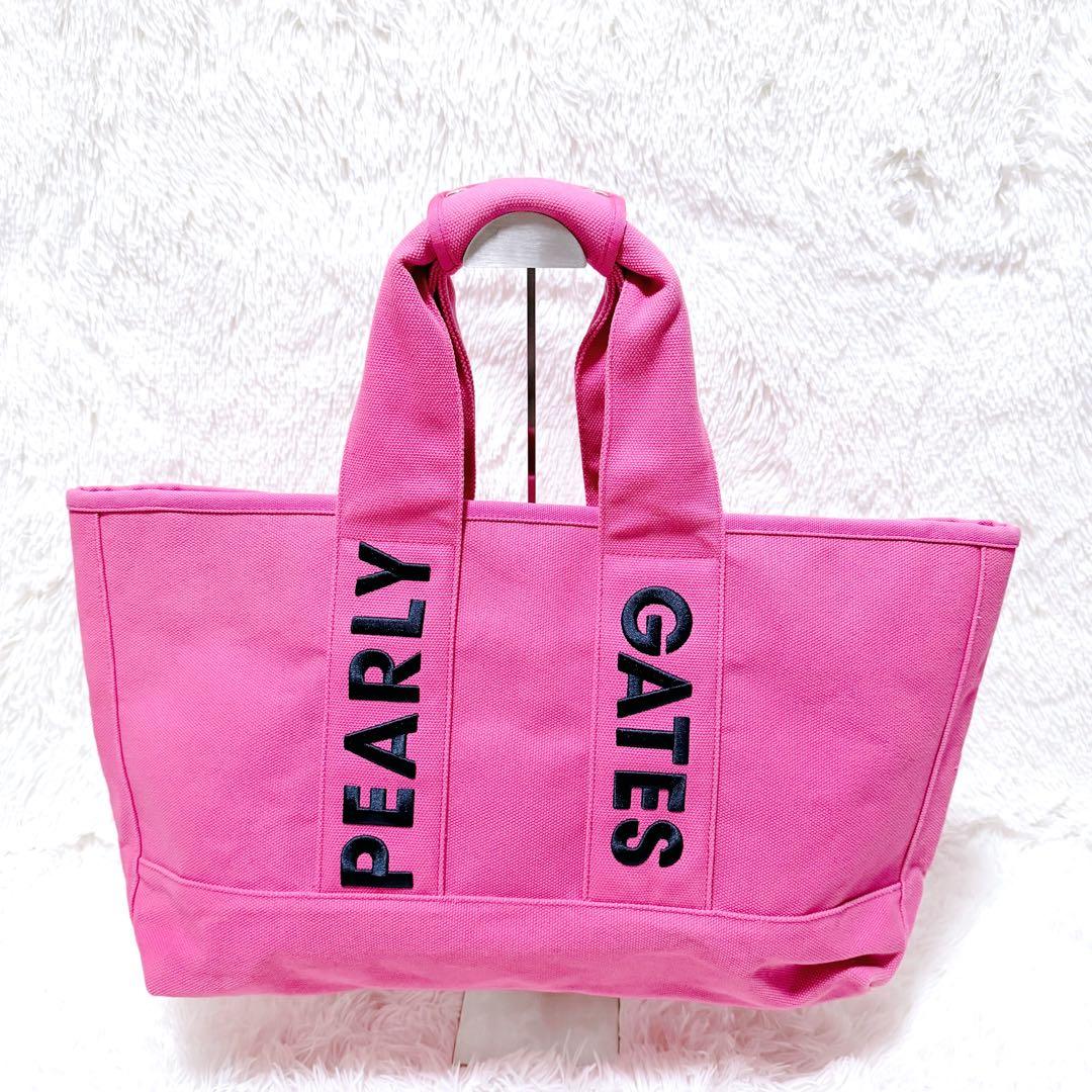 PEARLY GATES ロッカーバッグ トートバッグ ピンク ゴルフ 大容量
