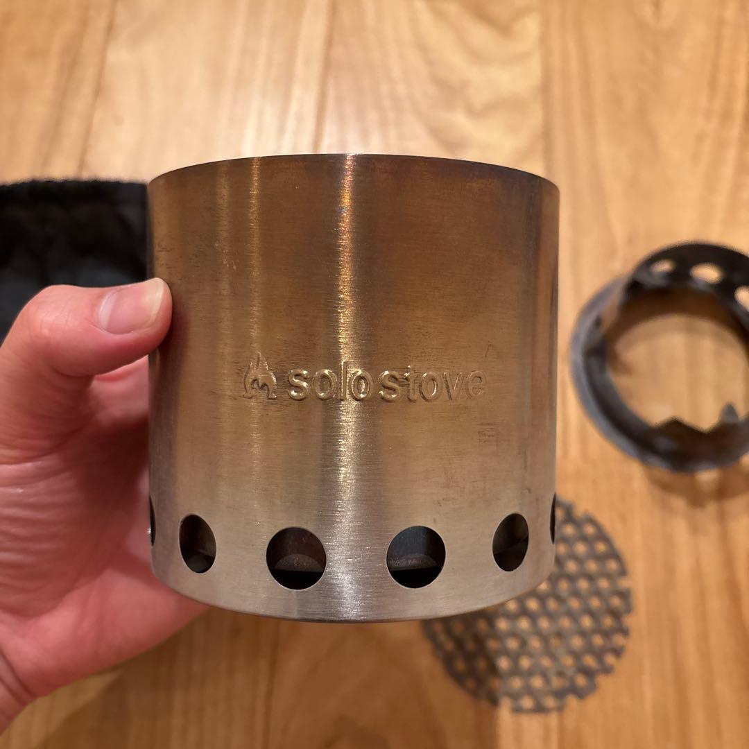 solo stove ライト焚き火台 収納袋・ペレット網付き