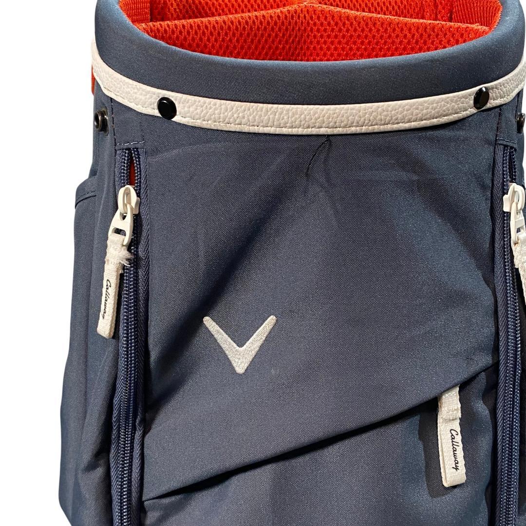 CALLAWAY キャロウェイ ゴルフ フード付き キャディバッグ ネイビー