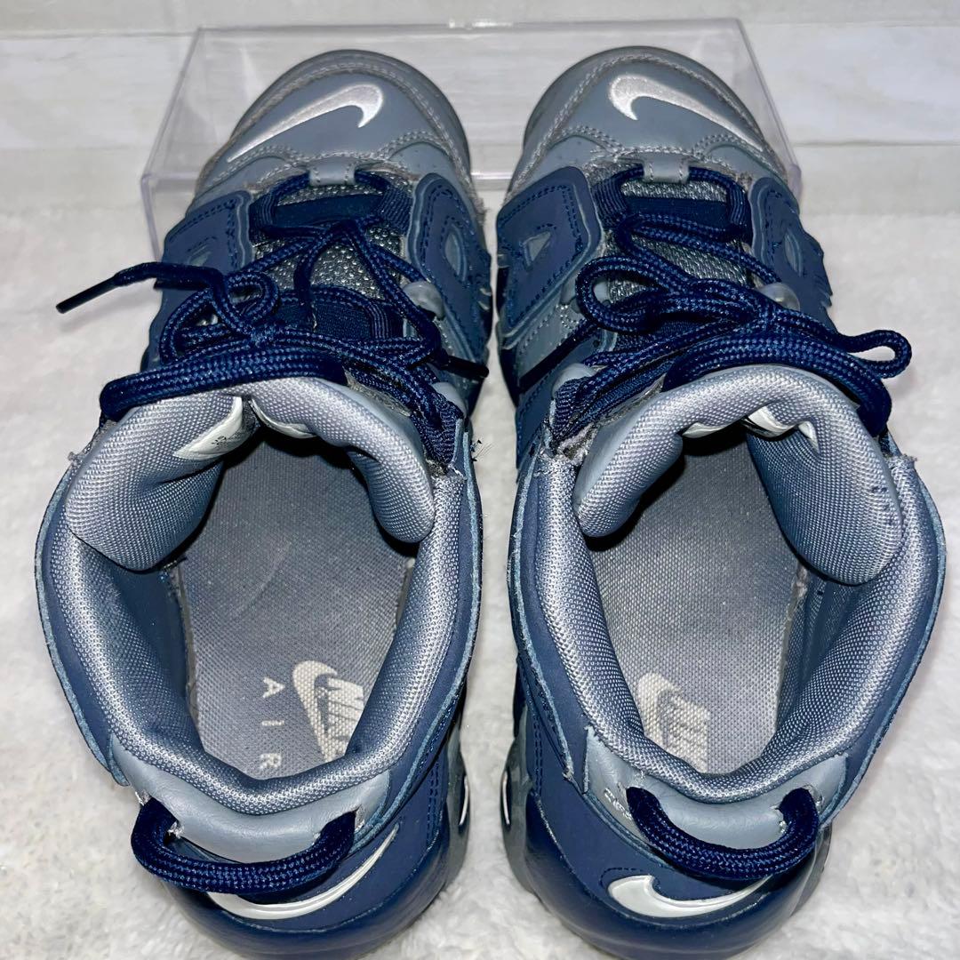 ナイキ エアモアアップテンポ クールグレー ミッドナイトネイビー 24cm