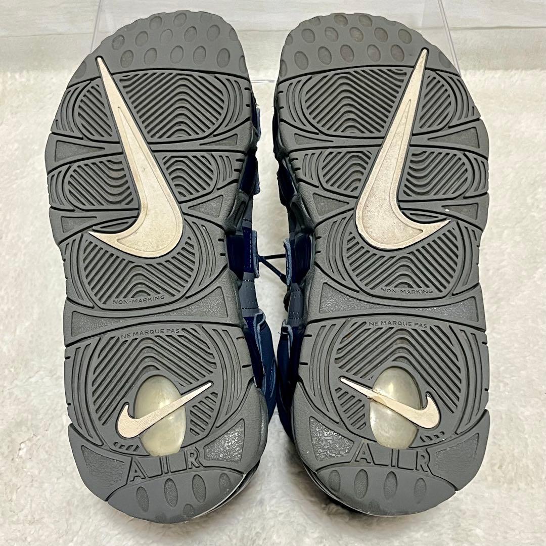 ナイキ エアモアアップテンポ クールグレー ミッドナイトネイビー 24cm