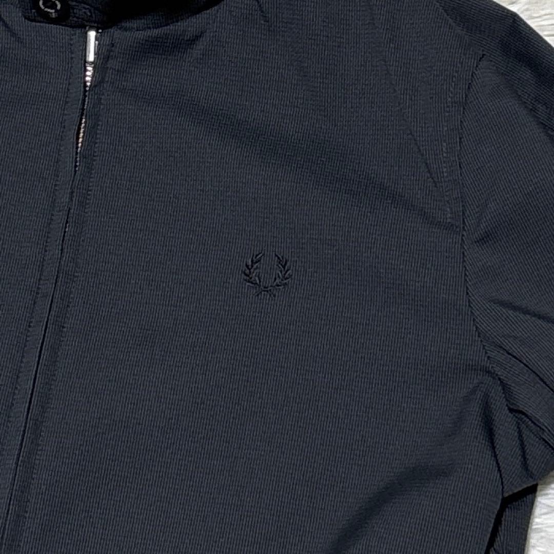 フレッドペリー【M】リバーシブルジャケット ウール100% スタンドカラー