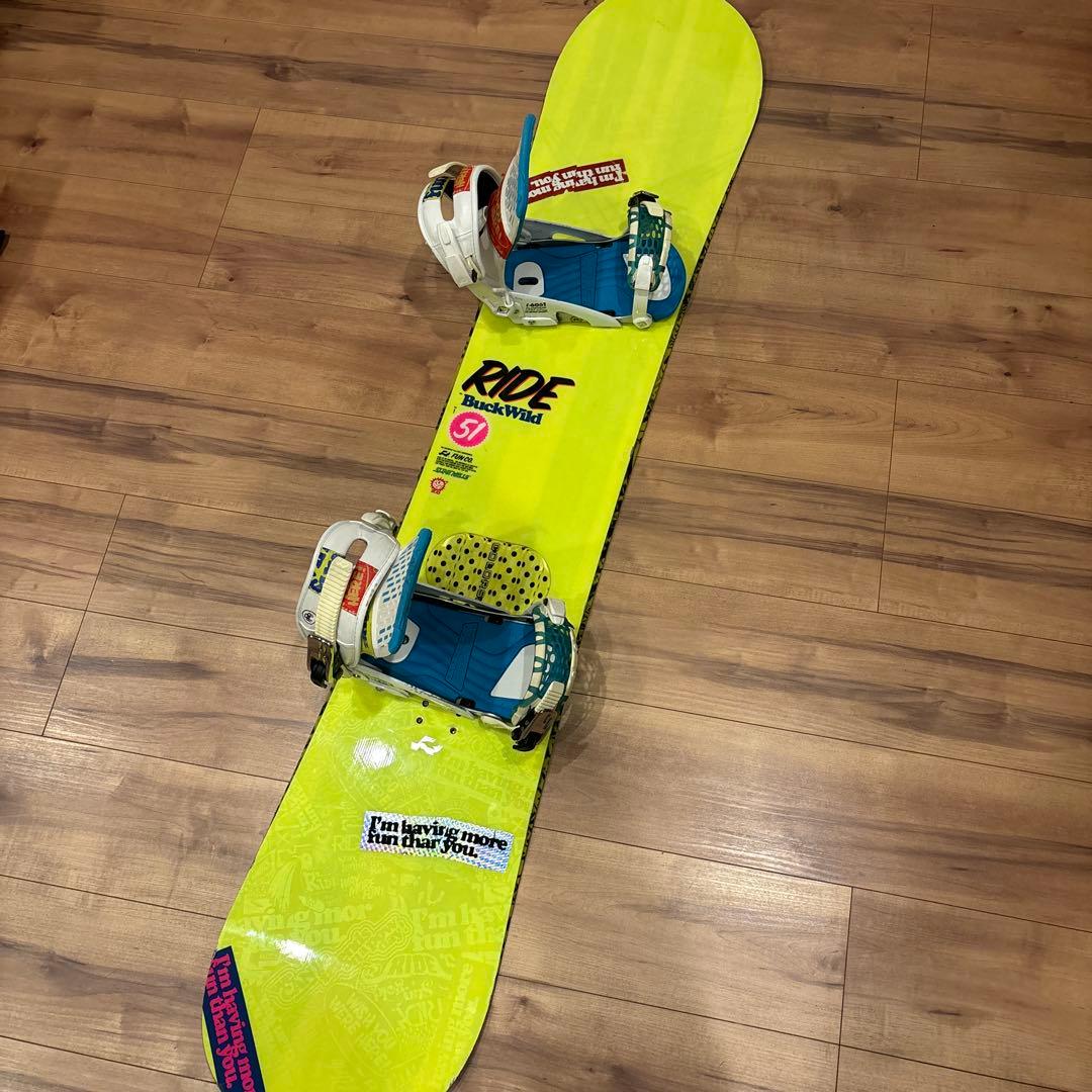 R IDEスノーボードビンディングセット！151㎝