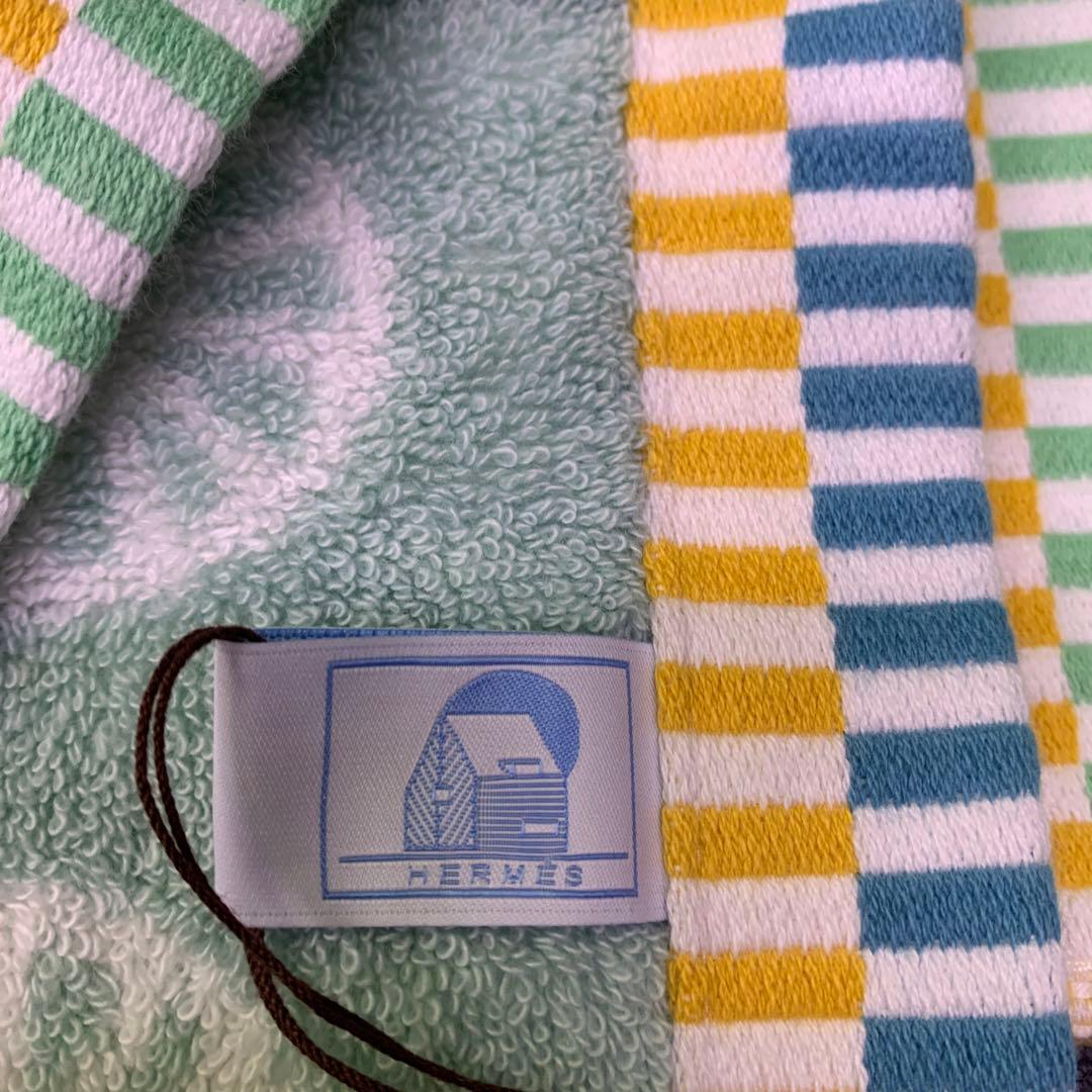 未使用　HERMES エルメス　バスタオル　フェイタオル