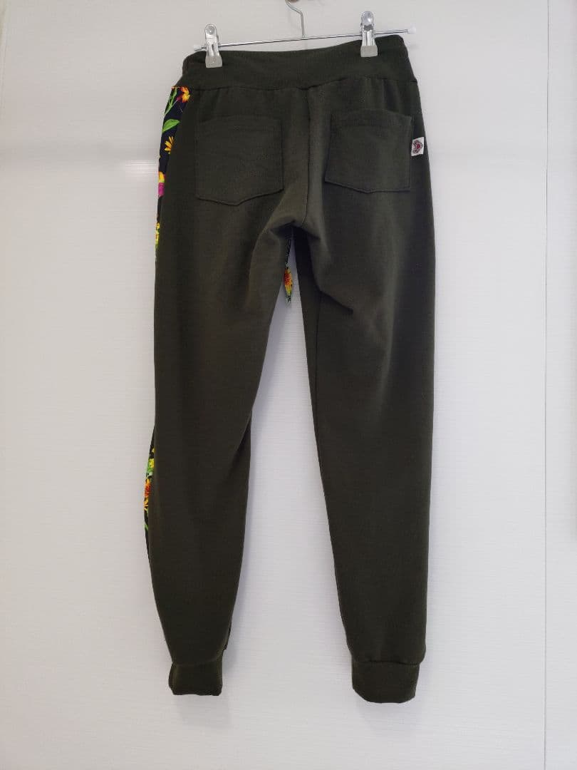 ミカランセ　サイド切替ロングギャングスターパンツ※アーミーグリーン