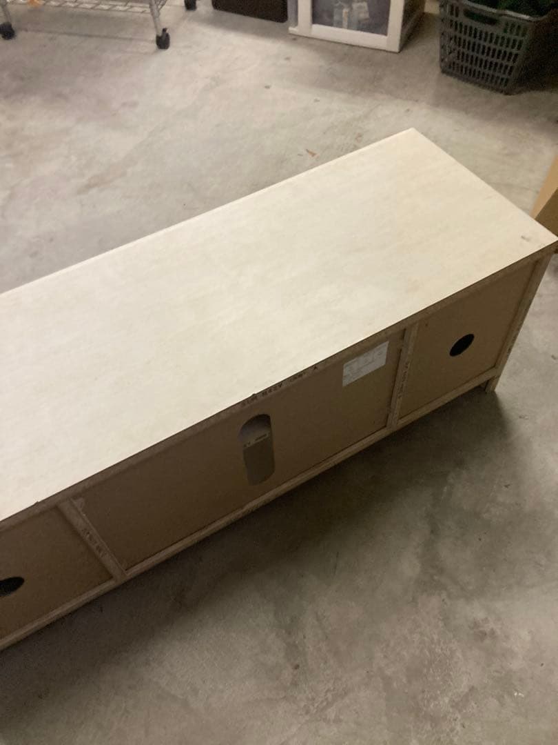 ニトリ　ホワイト木製テレビ台　テレビ台(ローボードリズバレーSLMN42V)