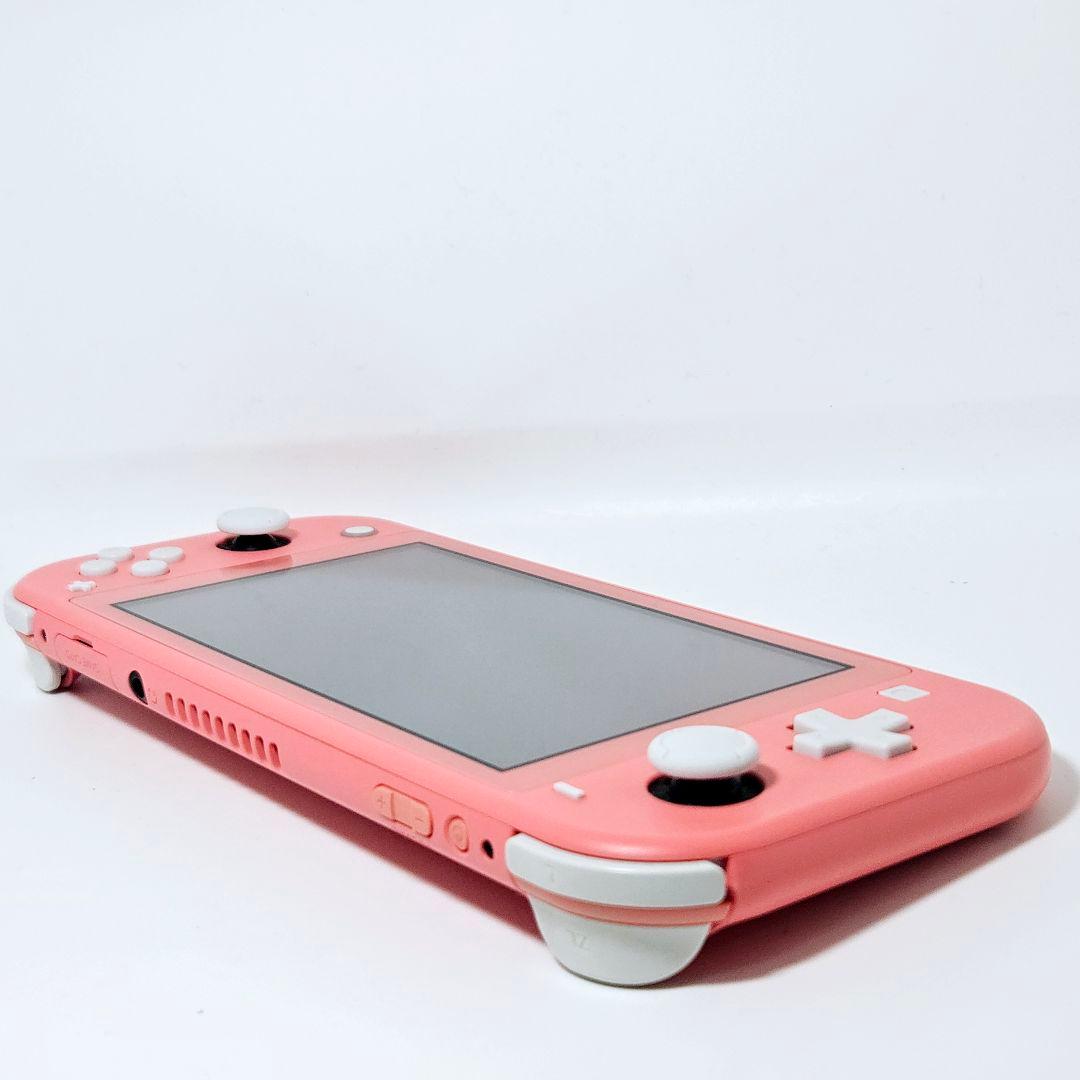 動作品【準美品】Switch lite コーラルピンク 本体 スイッチLite