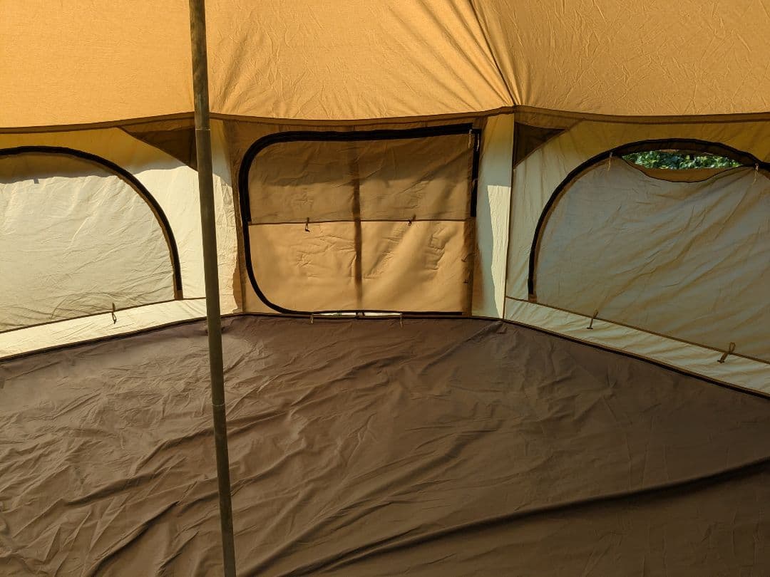 DOD(ディーオーディー)　タケノコテント　グランドシート・キャノピーポール付き