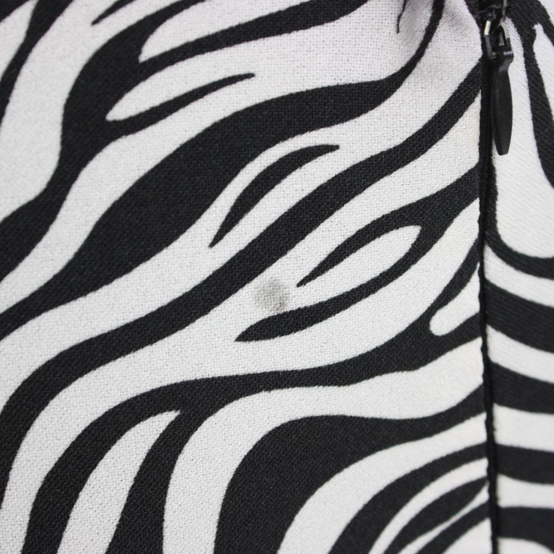 【美品 社交ダンス衣装】ワンピース ドレス 黒 白 モノトーン