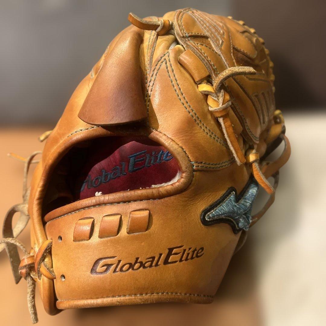 ミズノ軟式・硬式グローブ　ダイバーシティーブルー菅野モデル投手用　出品取消し予定