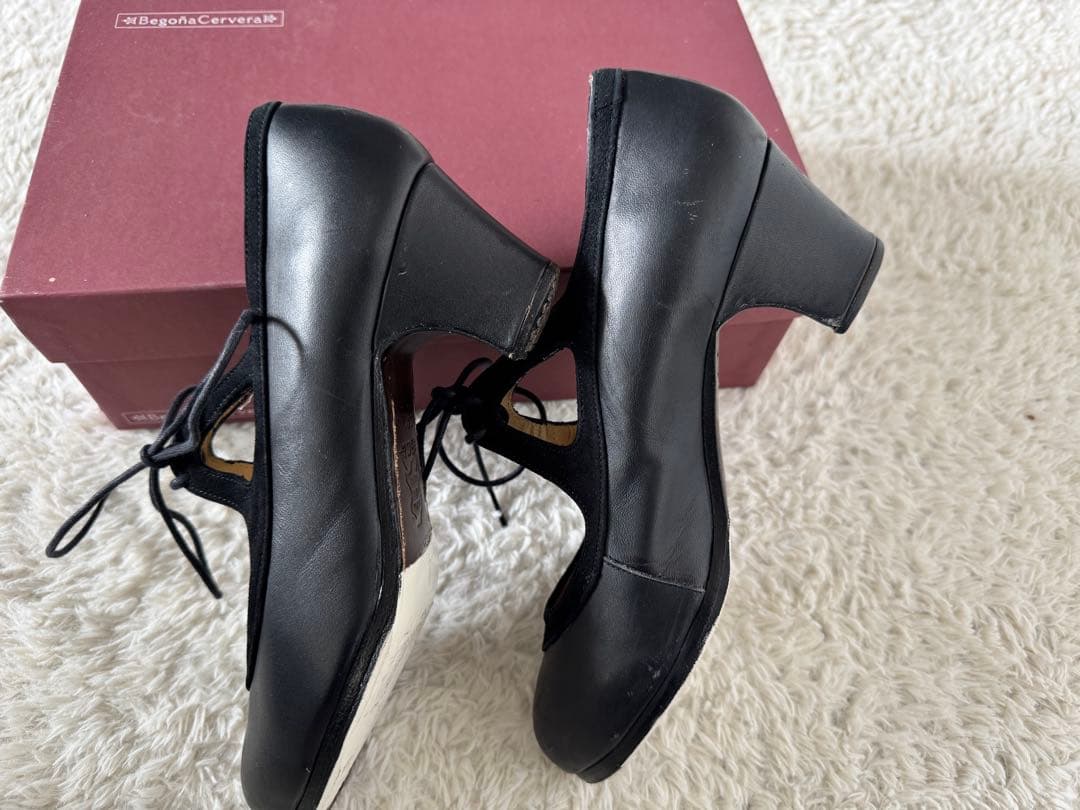 Begoña Cervera ベゴーニャセルベラ フラメンコシューズ 黒