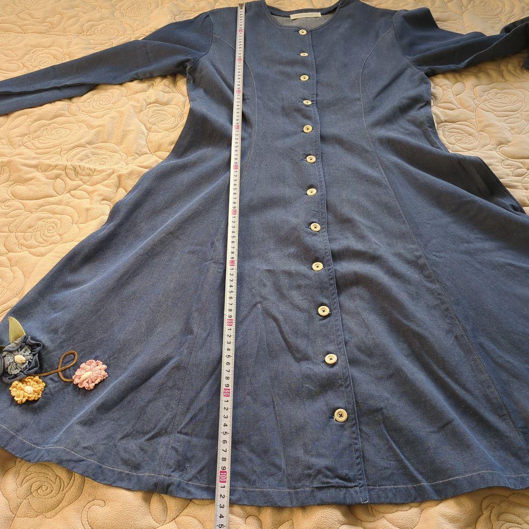 さえら、ポテチーノ、ピタパット、ダークブルーロングワンピース